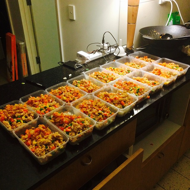 Batch Cooking In A Not Quite Tidy Kitchen